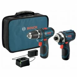 Bosch CLPK22-120 12V Lithium-Ion 3/8 In. Drill Driver And Impact Driver Combo Kit