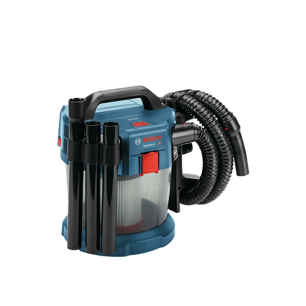 Bosch GAS18V-3N 18V 2.6 Gal. Wet/Dry Vacuum Cleaner With HEPA Filter (Tool Only) 1 Bosch GAS18V-3N 18V 2.6 Gal. Wet/Dry Vacuum Cleaner With HEPA Filter (Tool Only)