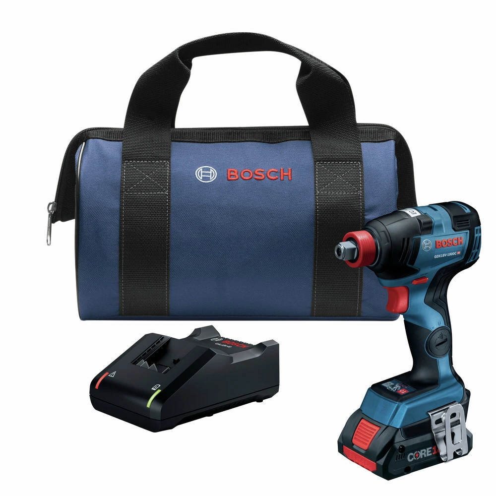 Bosch GDX18V-1800CB15 18V Brushless Socket Ready Impact Driver Kit With 4.0 Ah CORE Compact Battery 1 Bosch GDX18V-1800CB15 18V Brushless Socket Ready Impact Driver Kit With 4.0 Ah CORE Compact Battery