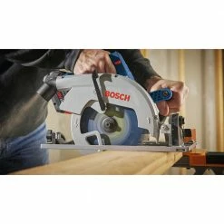 Bosch GKS18V-25GCB14 PROFACTOR 18V Cordless 7-1/4 In. Circular Saw Kit With BiTurbo Brushless Technology And Track Compatibility Kit With (1) 8 Ah Battery -Bosch Sales Shop bshngks18v 25gcb14 g