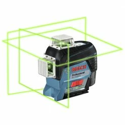 Bosch GLL3-330CG 360-Degrees Connected Green-Beam Three-Plane Leveling And Alignment-Line Laser