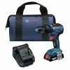 Bosch GSB18V-490B12 18V EC Brushless Lithium-ion 1/2 In. Cordless Hammer Drill/Driver Kit (2 Ah)