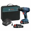 Bosch GSR18V-190B22 18V Compact Lithium-Ion 1/2 In. Cordless Drill/Driver Kit (1.5 Ah)