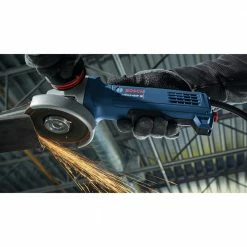Bosch GWS10-450P 120V 10 Amp Compact 4-1/2 In. Corded Ergonomic Angle Grinder With Paddle Switch -Bosch Sales Shop bshngws10 450p f