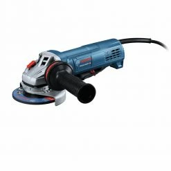 Bosch GWS10-450PD 120V 10 Amp Compact 4-1/2 In. Corded Ergonomic Angle Grinder With No Lock-On Paddle Switch