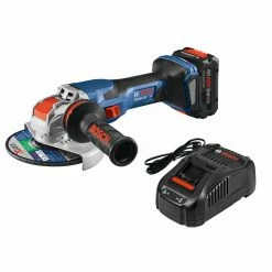 Bosch GWX18V-13CB14 PROFACTOR 18V Spitfire X-LOCK 5-6 In. Cordless Angle Grinder Kit With (1) CORE18V 8.0 Ah Performance Battery