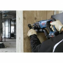 Factory Reconditioned Bosch GBH18V-26DK15-RT 18V EC Brushless Lithium-Ion SDS-Plus Bulldog 1 In. Cordless Rotary Hammer Kit (4 Ah) -Bosch Sales Shop bshrgbh18v 26dk15 rt g