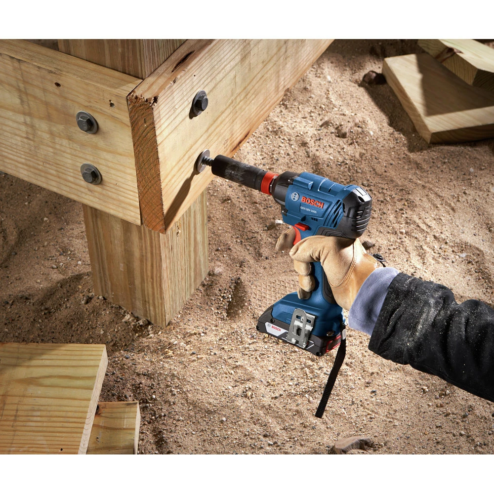 Factory Reconditioned Bosch GDX18V-1600B12-RT 18V Freak Lithium-Ion 1/4 In. And 1/2 In. Cordless Two-In-One Bit/Socket Impact Driver Kit (2 Ah) 5 Factory Reconditioned Bosch GDX18V-1600B12-RT 18V Freak Lithium-Ion 1/4 In. And 1/2 In. Cordless Two-In-One Bit/Socket Impact Driver Kit (2 Ah) - Image 5