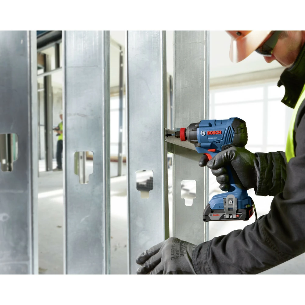 Factory Reconditioned Bosch GDX18V-1600B12-RT 18V Freak Lithium-Ion 1/4 In. And 1/2 In. Cordless Two-In-One Bit/Socket Impact Driver Kit (2 Ah) 9 Factory Reconditioned Bosch GDX18V-1600B12-RT 18V Freak Lithium-Ion 1/4 In. And 1/2 In. Cordless Two-In-One Bit/Socket Impact Driver Kit (2 Ah) - Image 9