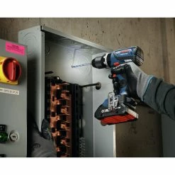 Factory Reconditioned Bosch GSB18V-535CB15-RT 18V Lithium-Ion Brushless 1/2 In. Cordless Hammer Drill Driver Kit (4 Ah) -Bosch Sales Shop bshrgsb18v 535cb15 rt d