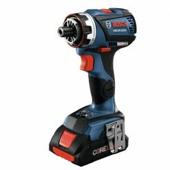 Factory Reconditioned Bosch GSR18V-535FCB15-RT 18V EC Brushless Connected-Ready Flexiclick 5-in-1 Cordless Drill Driver System Kit (4 Ah) -Bosch Sales Shop bshrgsr18v 535fcb15 rt c