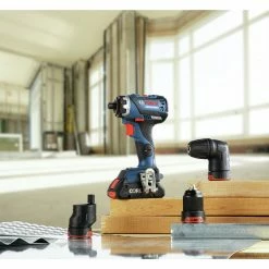 Factory Reconditioned Bosch GSR18V-535FCB15-RT 18V EC Brushless Connected-Ready Flexiclick 5-in-1 Cordless Drill Driver System Kit (4 Ah) -Bosch Sales Shop bshrgsr18v 535fcb15 rt l