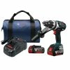 Factory Reconditioned Bosch HDH183-01-RT 18V 4.0 Ah EC Cordless Li-Ion Brushless Brute Tough 1/2 In. Hammer Drill Driver Kit