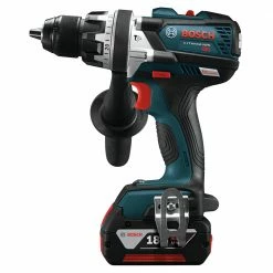 Factory Reconditioned Bosch HDH183-01-RT 18V 4.0 Ah EC Cordless Li-Ion Brushless Brute Tough 1/2 In. Hammer Drill Driver Kit -Bosch Sales Shop bshrhdh18301rt c